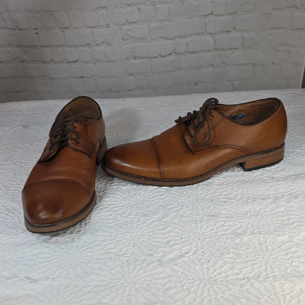 Florsheim Men’s Brown Leather Oxford Dress Shoes Size 12.5D Classic Professional